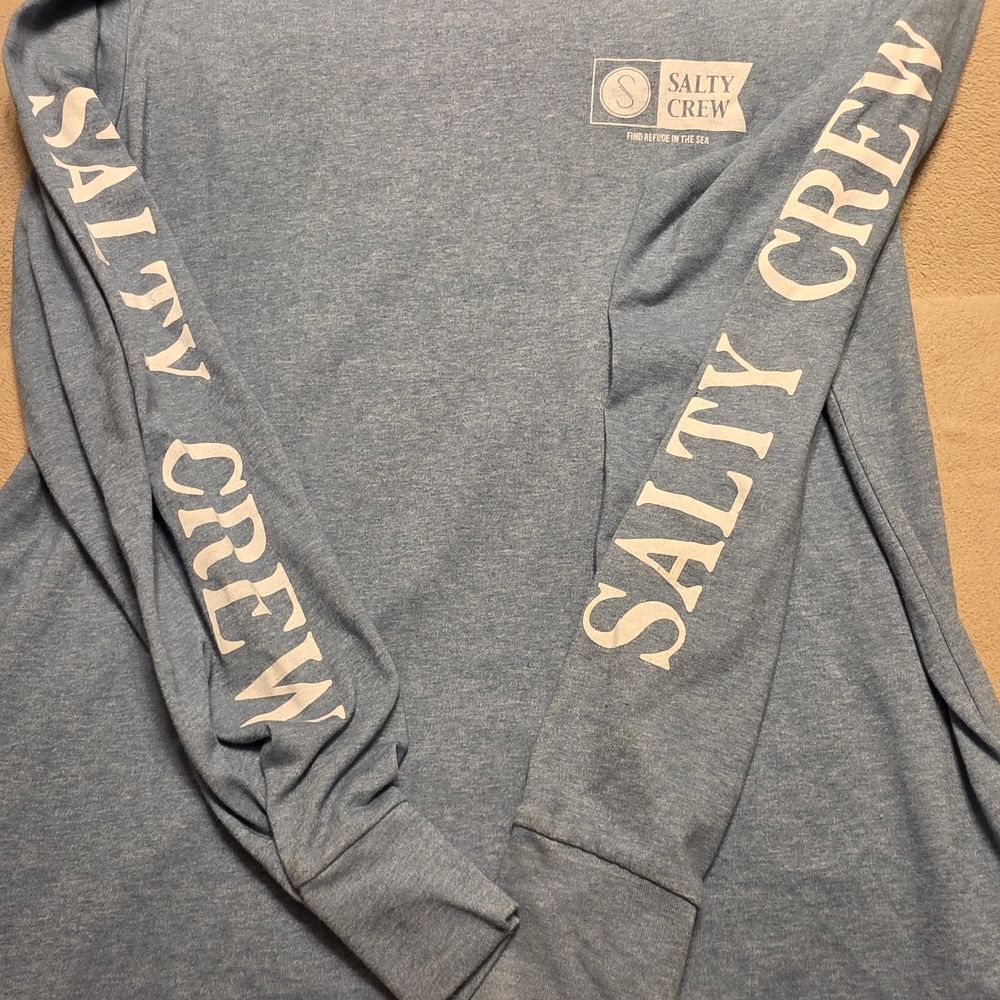 Salty Crew Tippet Tech Tee - Navy Blue - Size Medium Coastal Nautical Preppy